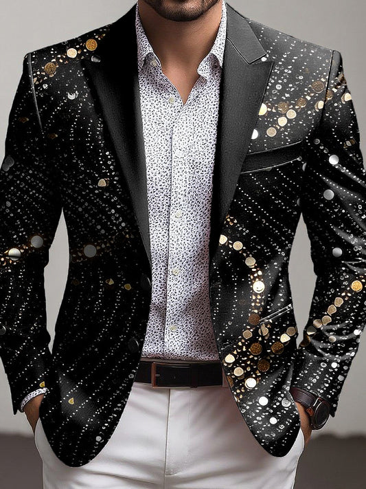 Pánské vintage potahované obchodní party blazer