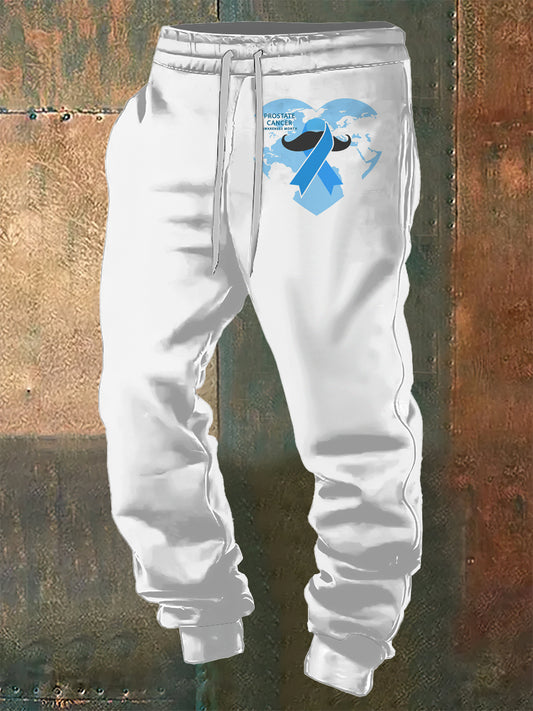 Pánské kalhoty pro rakovinu prostaty vytištěné šňůry