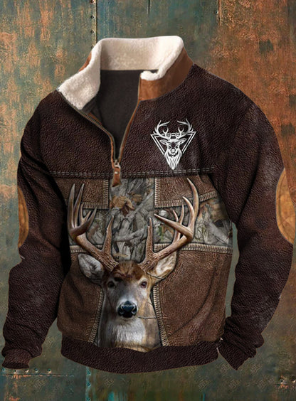 Pánské retro western casual sweatshirt