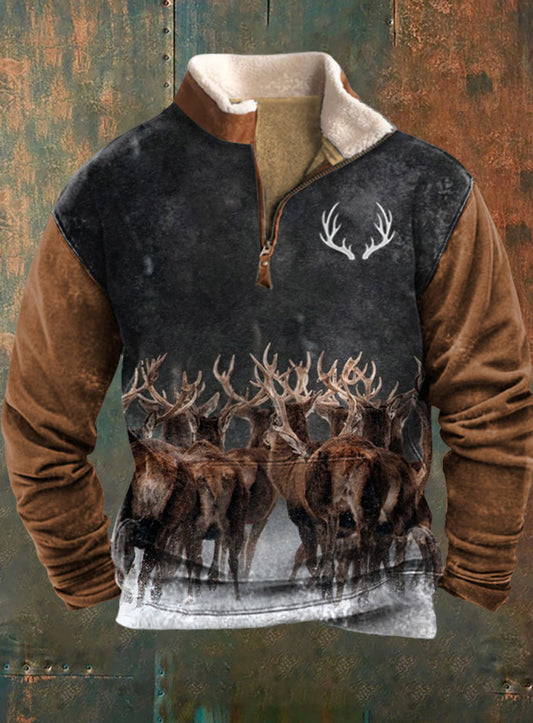 Pánské retro western casual sweatshirt