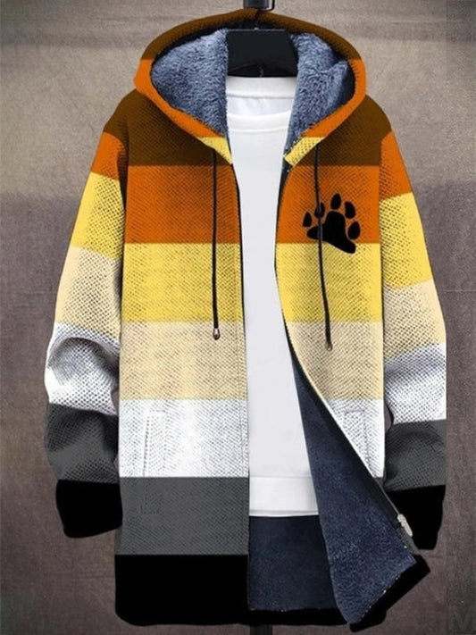 Pánské retro business styl svetr bunda