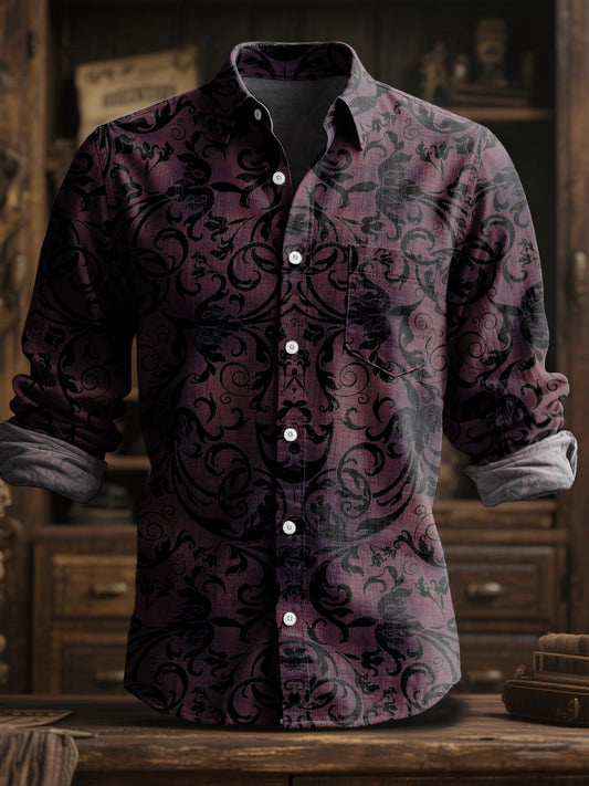 Retro abstraktní totem art s dlouhými rukávy