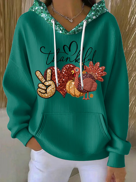 Ženské díkuvzdání turecko neformální mikina