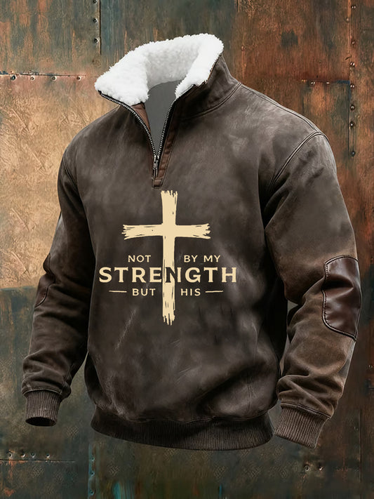 Pánské vintage art faith casual sweatshirt