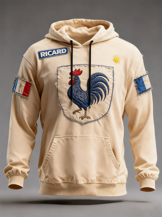 Muži nadměrná kapkarameno s kapotou s kapsárkami