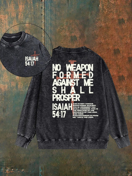 Pánské vintage znepokojená křesťanská příležitostná mikina